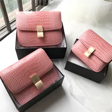 Натуральная кожа крокодиловый узор женская сумка на плечо роскошные сумки женские сумки дизайнерские Bolsas De Mujer Bolsa Feminina