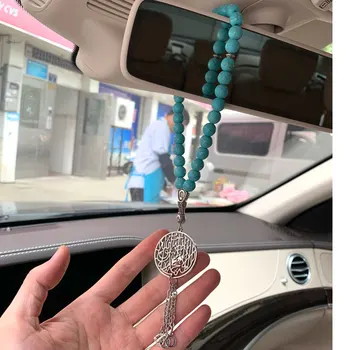 

Shahada Allah Car Rear View Mirror islam Turkish Car Pendant Hanging