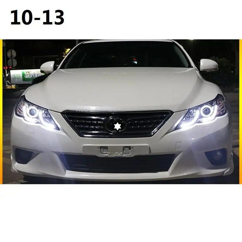Дневные ходовые автозапчасти Drl Luces Led Para Авто Cob фары Задние Автомобильные фары в сборе 10 11 12 13 для Toyota MARK X