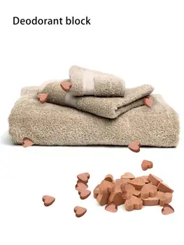 

Dehumidified Pine Wood Block Mothproof Natural Wooden Heart Shaped Blocks Freshener Repellent Accessories For Wardrobe Closets