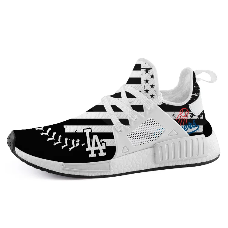 4 Los Angels of Anaheim Dodgers NMD2 Boost custom Мужская Спортивная дышащая повседневная обувь женские кроссовки - Цвет: 4
