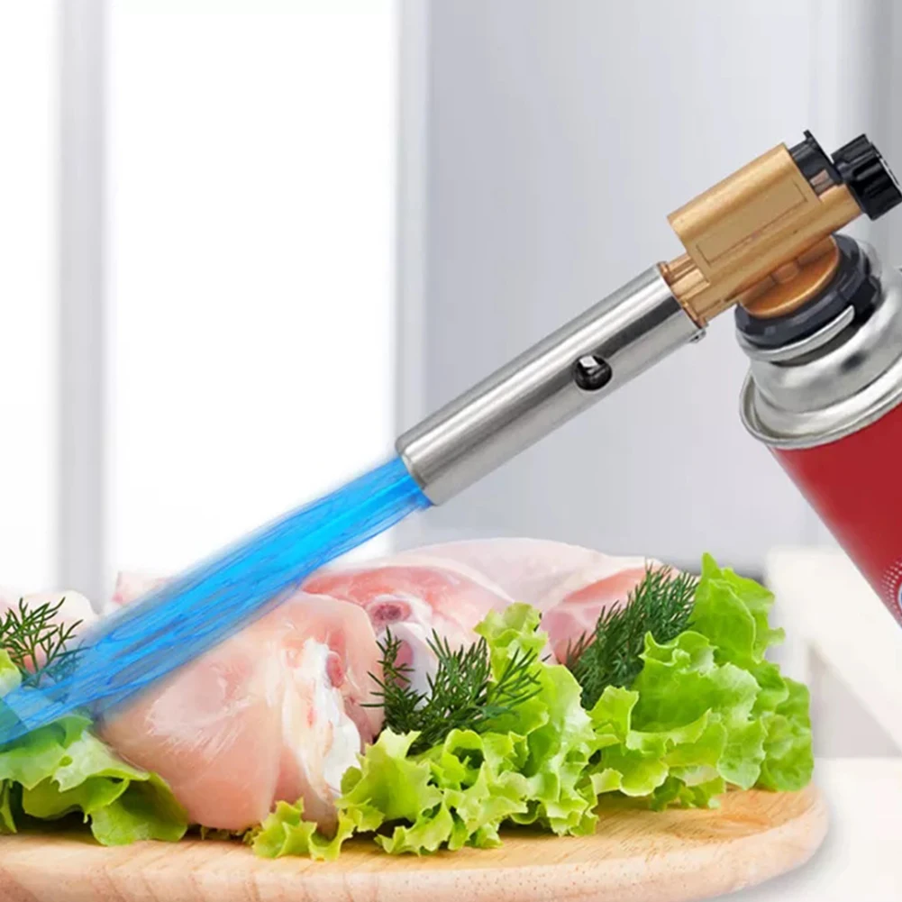가스 토치 다기능 바베큐 토치 가스 버너 불꽃 요리 난방 버너 불꽃 바베큐 난방..