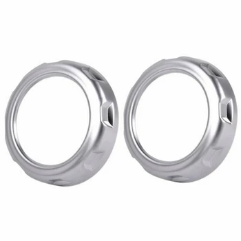 

Chrome Armrest Box Rear AC AIR Vent Trim Cover Ring for Land Rover Discovery 4