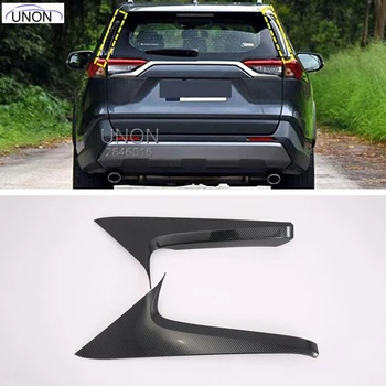 

Car Accessories Rear Window Spoiler Side Corner Strip Trim ABS Carbon Style 2PCS for Toyota RAV4 XA50 2019+