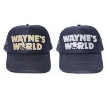 Unisex Cotton Mesh Breathable Hip-Hop Baseball Cap Famous Movie Planet Glitter Sequins Print Vintage Party Peaked Trucker Hat