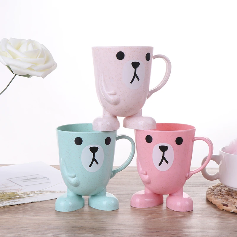 Cup Children Infant Milk with Handle Breakfast Mug Drink Baby Cups Drinking water Brush Teeth Washing | Мать и ребенок