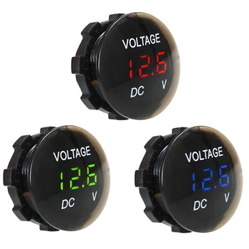 

1 Pc Modified Car Battery Voltmeter DC LED Digital Display 12V Motorcycle Vehicle Voltmeter Detector 24V