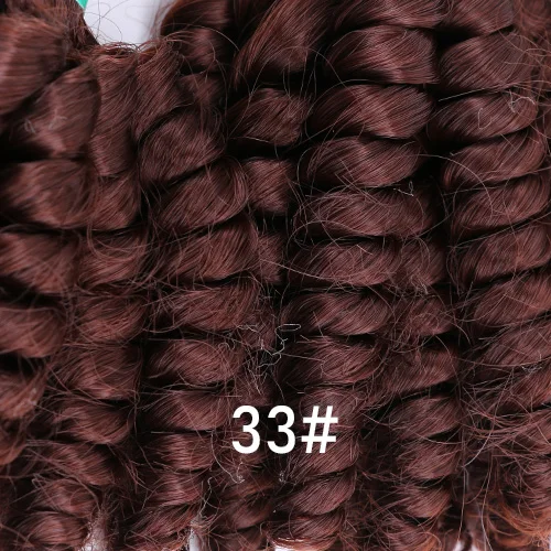 #33 FSRHAIR 70 гр./шт. Черный-зеленый афро Фунми вьющиеся волосы пучок синтетических волос для наращивания Омбре волосы продукт - Цвет: #33
