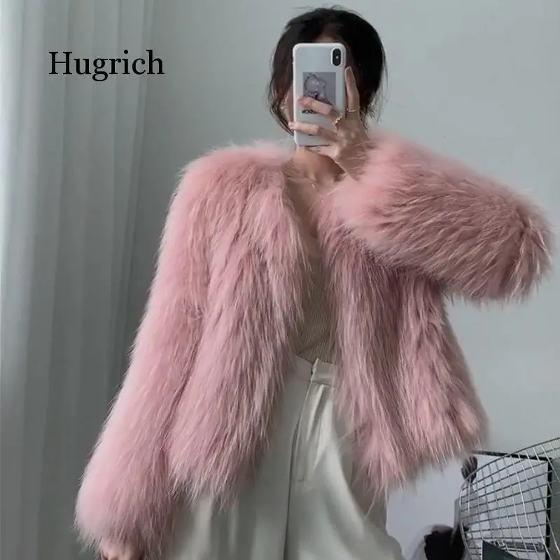 

Fur Jacket Women's Fall / Winter 2020 New Elegant Fashion Fox Fur Coat