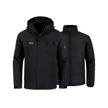 

Wantdo Men 3 in 1 Ski Jacket Warm Winter Coat Windproof Snowboarding Jackets Puffer Coat