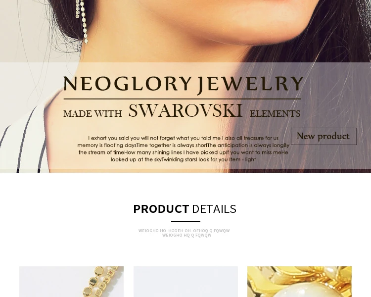 Neoglory модный эмалевый Подсолнух кисточкой серьги для женщин в виде ракушки жемчуг кубический циркон цепь висячие серьги аксессуары для подарка