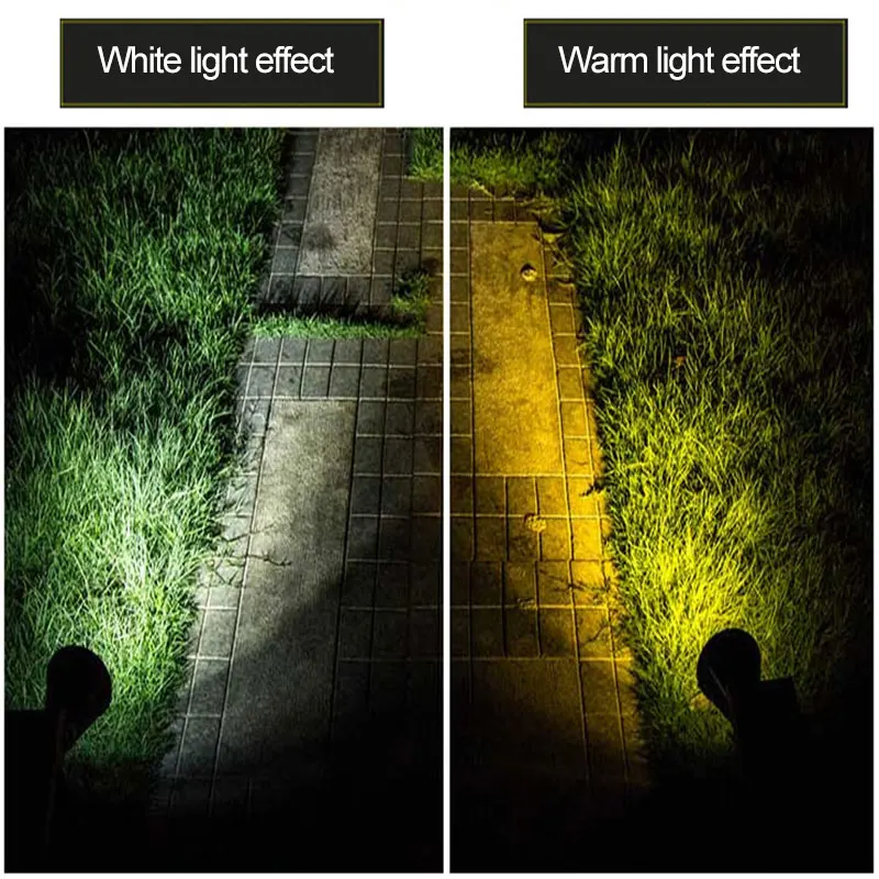 LED Lawn Lamp Solar Spotlight Outdoor Garden LED Landscape Light With Solar Panel For Gardon Lighting And Patio Decoration