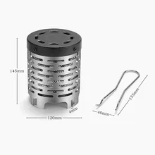 

Portable Mini Camping Heater Cover For Gas Stove Tent Warmer Cooker Burner With Handle Portable Picnic Camping Iron Heater