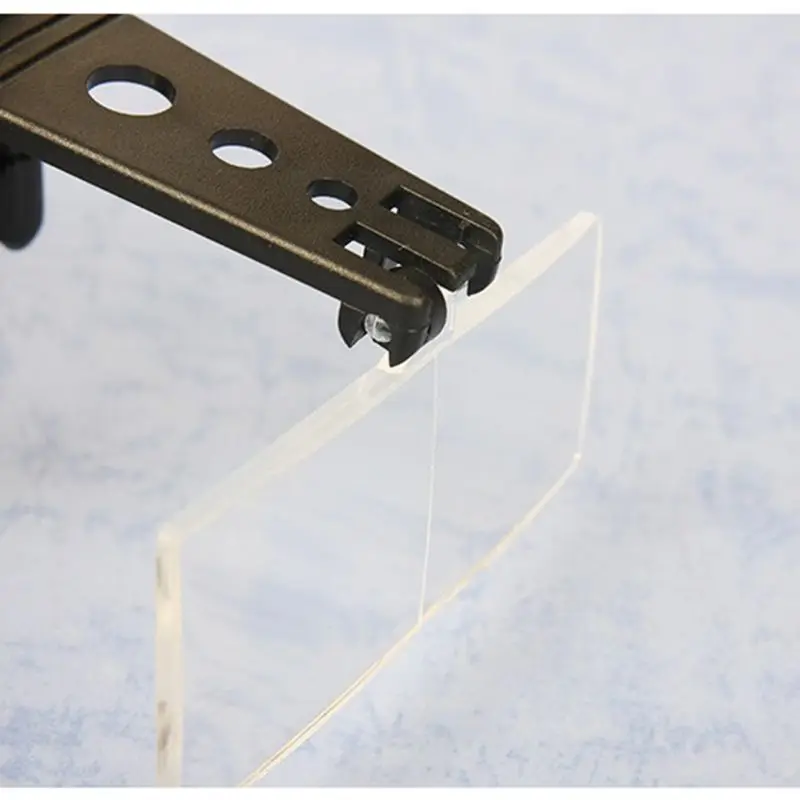 

Hot Magnifier Folding Handfree Clip On Clear Magnifying Glasses Lens Precise