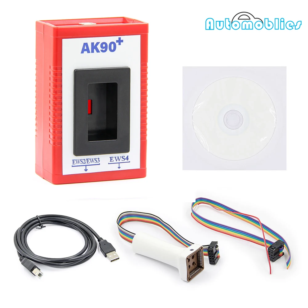AK90 + V3.19 новейший программатор для BMW EWS OBD2 Автомобильный ключ / CAS 1995 2009 инструмент