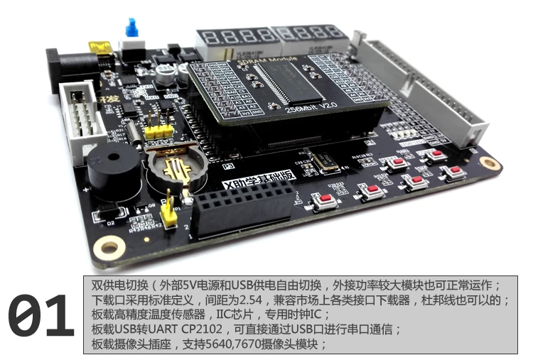 Spartan-6 FPGA Студенческая макетная доска для обработки видео изображений