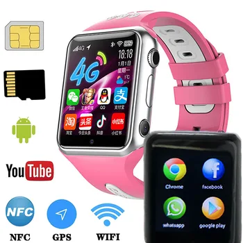 

4G Smart Watch W5 Smart Watch Waterproof Sim Card HD Two-way Call Software Download NFC Payment WiFi Smart Watch with Camera
