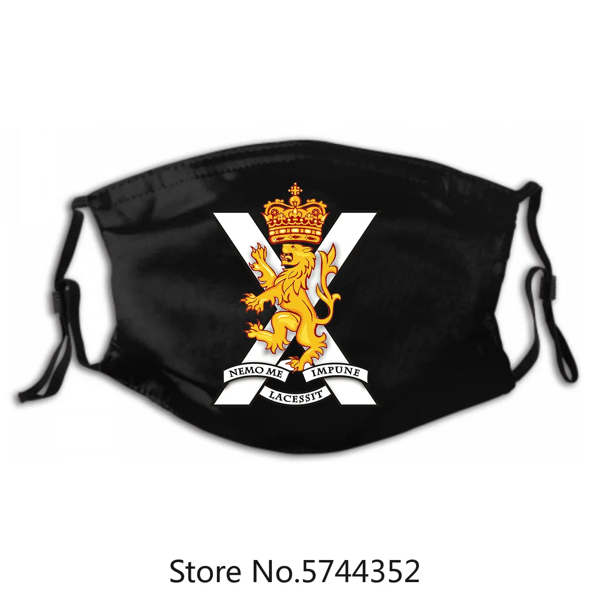 

Reusable Mask with PM2.5 Filters 5 Layers of Protection Highland Regiment Issue Mask Washable Scottish Kilt Bagpipe Royal