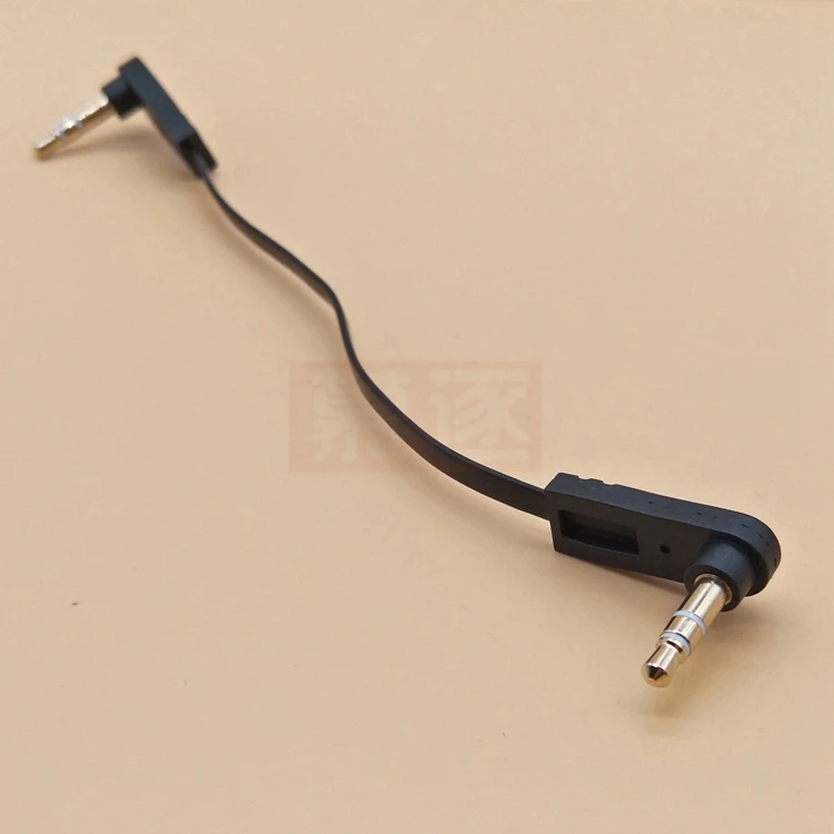 Ultra Short 3.5mm Double Elbow AUX Audio Cable (10cm) for Vehicle Description Image.This Product Can Be Found With The Tag Names 3section double elbow aux audio cable, Computer Cables Connecting, Computer Peripherals, PC Hardware Cables Adapters