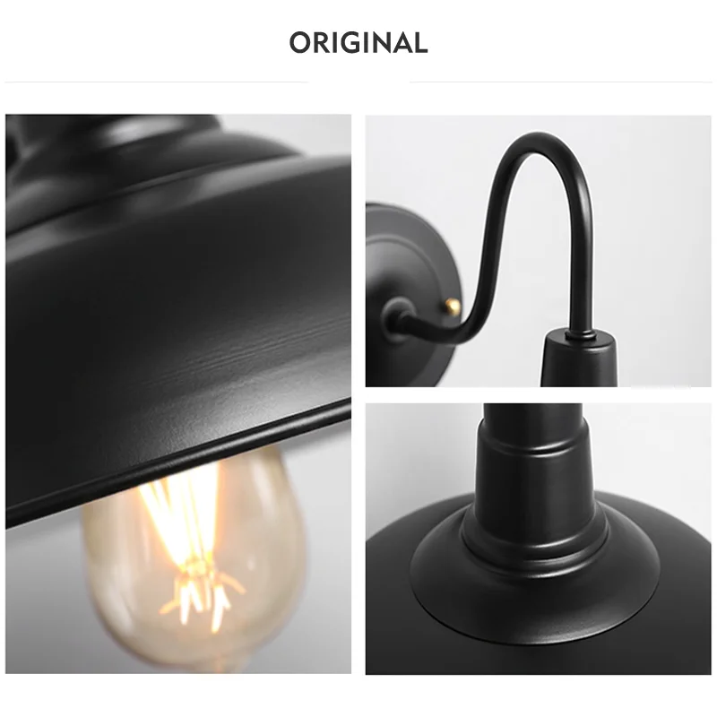 Настенный светильник современный настенный светильник Промышленный Wandlamp домашнего украшения американский стиль для ресторана кафе бар 110 V-220 V светильник
