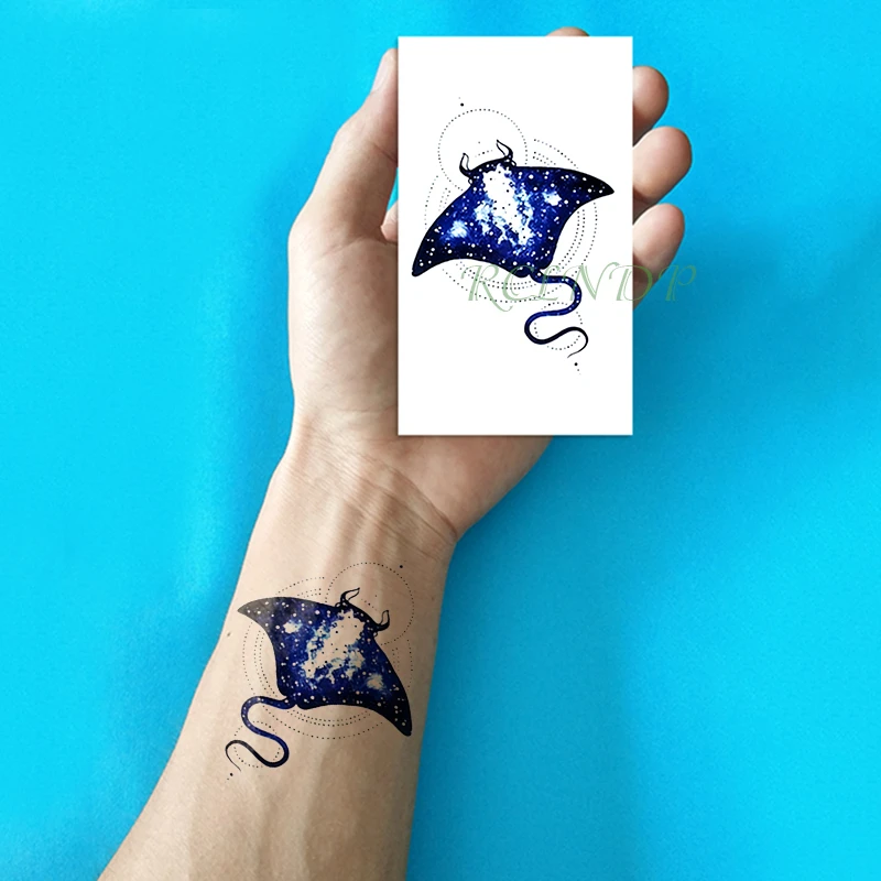 Waterproof Temporary Tattoo Sticker Devil Fish Small Size Art Tatto Flash Tatoo Fake Tattoos For Kid Women Men Girl Temporary Tattoos Aliexpress