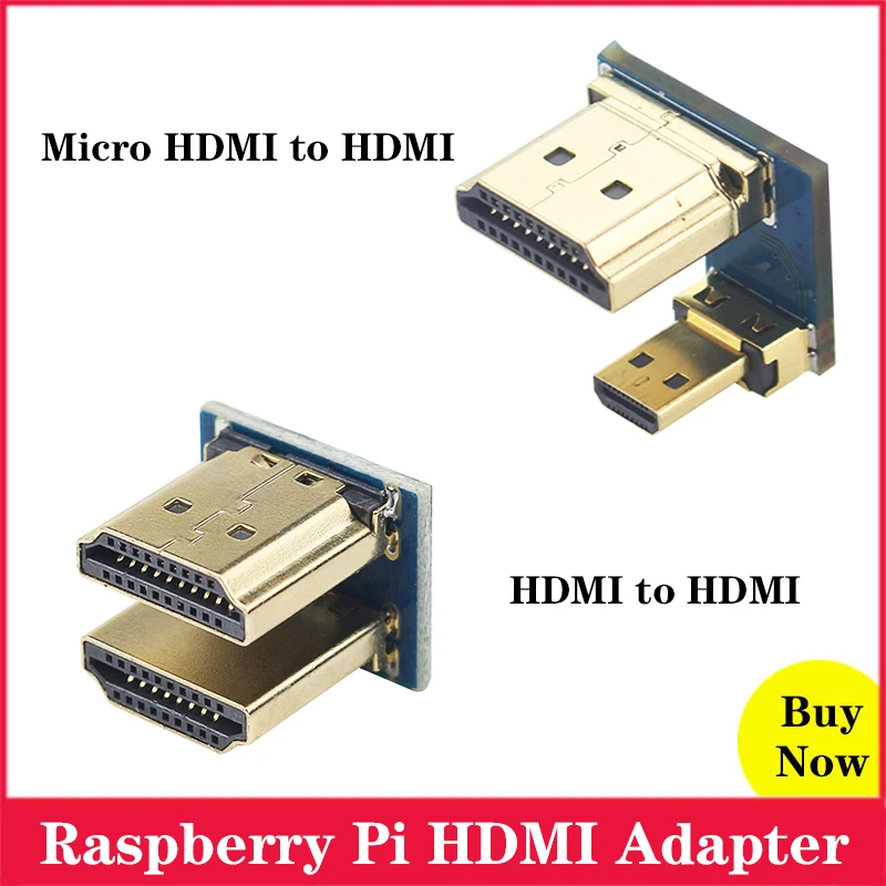 Адаптер HDMI в для Raspberry Pi 3 конвертер Micro 4 Модель B ЖК Дисплей HDMI|Компьютерные кабели