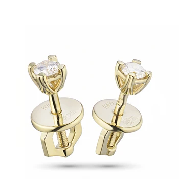 

Pusety of yellow gold with diamond e0301ps02160100