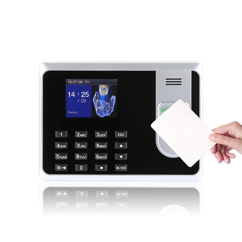 New Latest Firmware Auto Electronic ADMS Time Management Equipment Unit +USB Disk TCP/IP Fingerprint Scanner KA88-A