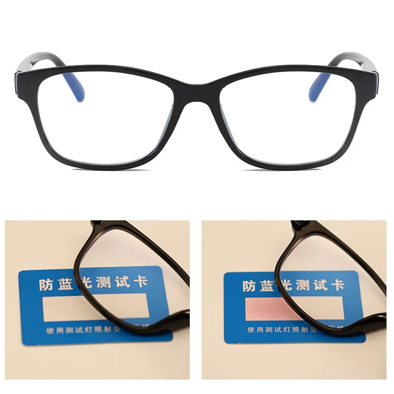 Отрицательные-ионные анти-голубые световые очки для мужчин и женщин анти-глазные очки квадратная Блокировка лучевое излучение очки