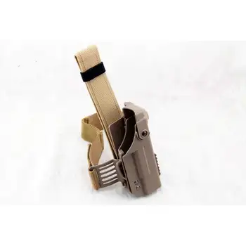 

New Arrival GLOCK Double Protective Combat Holster Tactical Military Glock Leg Holster Adjustable Belt Black TAN Color