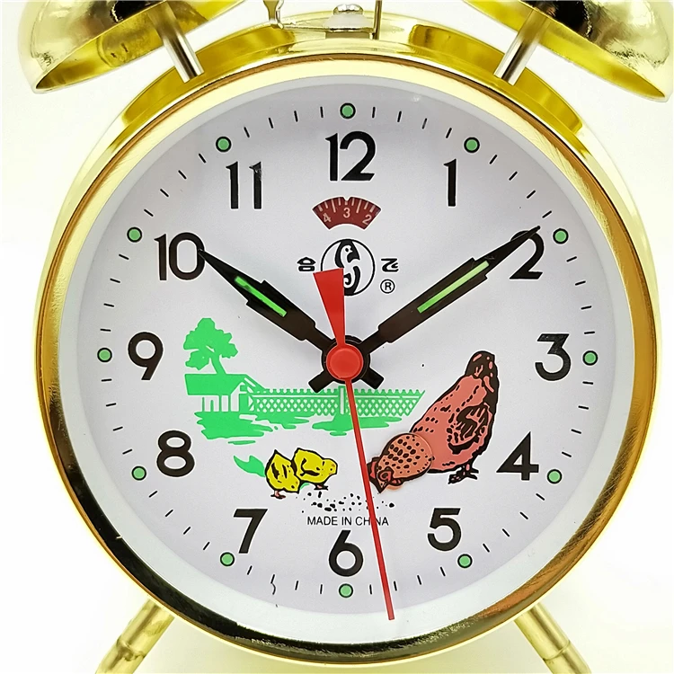 Réveil En Métal Rétro Nordique: Horloge De Bureau ... - DHgate