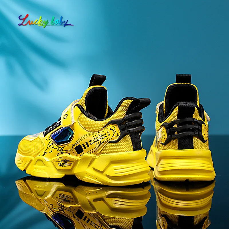 2021 Children Fashion Sports Shoes Boys Running Leisure Breathable