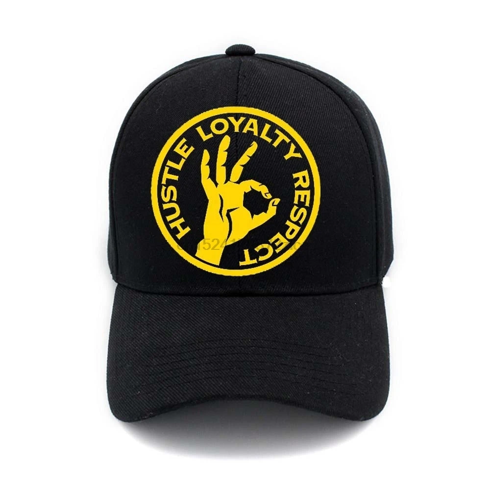 

Hustle Loyalty Respect Fashion Baseball Cap Men Unisex Cotton Hip Hop Cap