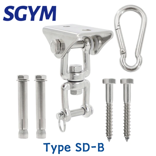 Heavy Bag Hanger Suspension Hooks Concrete Wooden Swing Hangers Sets for Yoga Hammock Chair Sandbag Swing 500kg Capacity SD-B