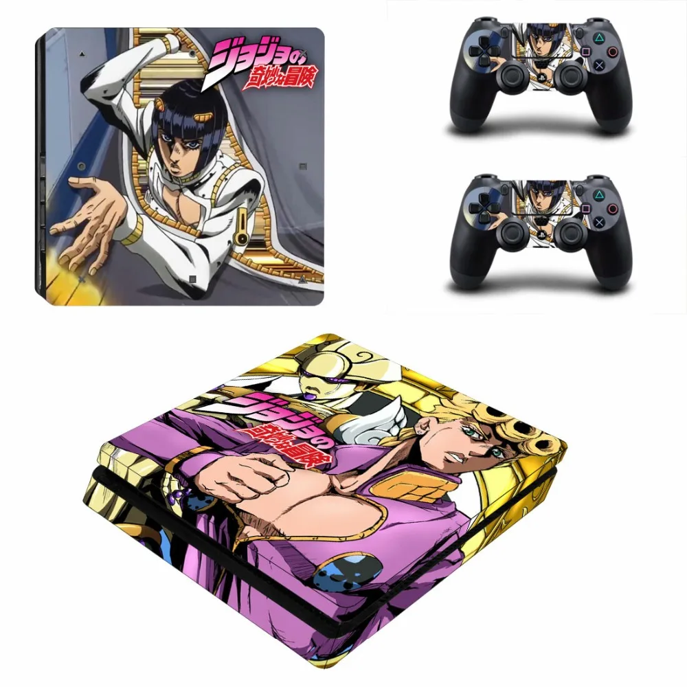 JoJo невероятное приключение PS4 тонкая кожа Стикеры наклейка для Игровые приставки 4 консоли и контроллер PS4 тонкая кожа Стикеры винил