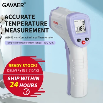 

In Stock Portable Baby/Adult Digital Termomete Infrared Forehead Body Thermometer Gun Non-contact Temperature Measurement Device
