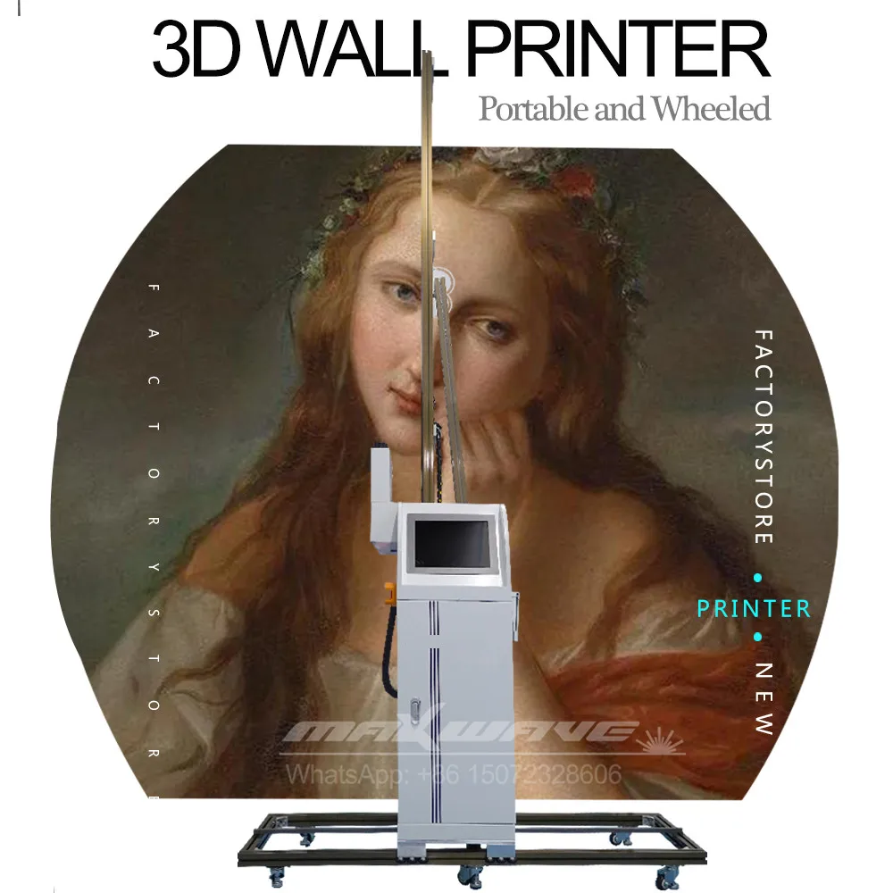3D-принтер большой размер для гостиной/ванной/гостиной прямой к стене струйный