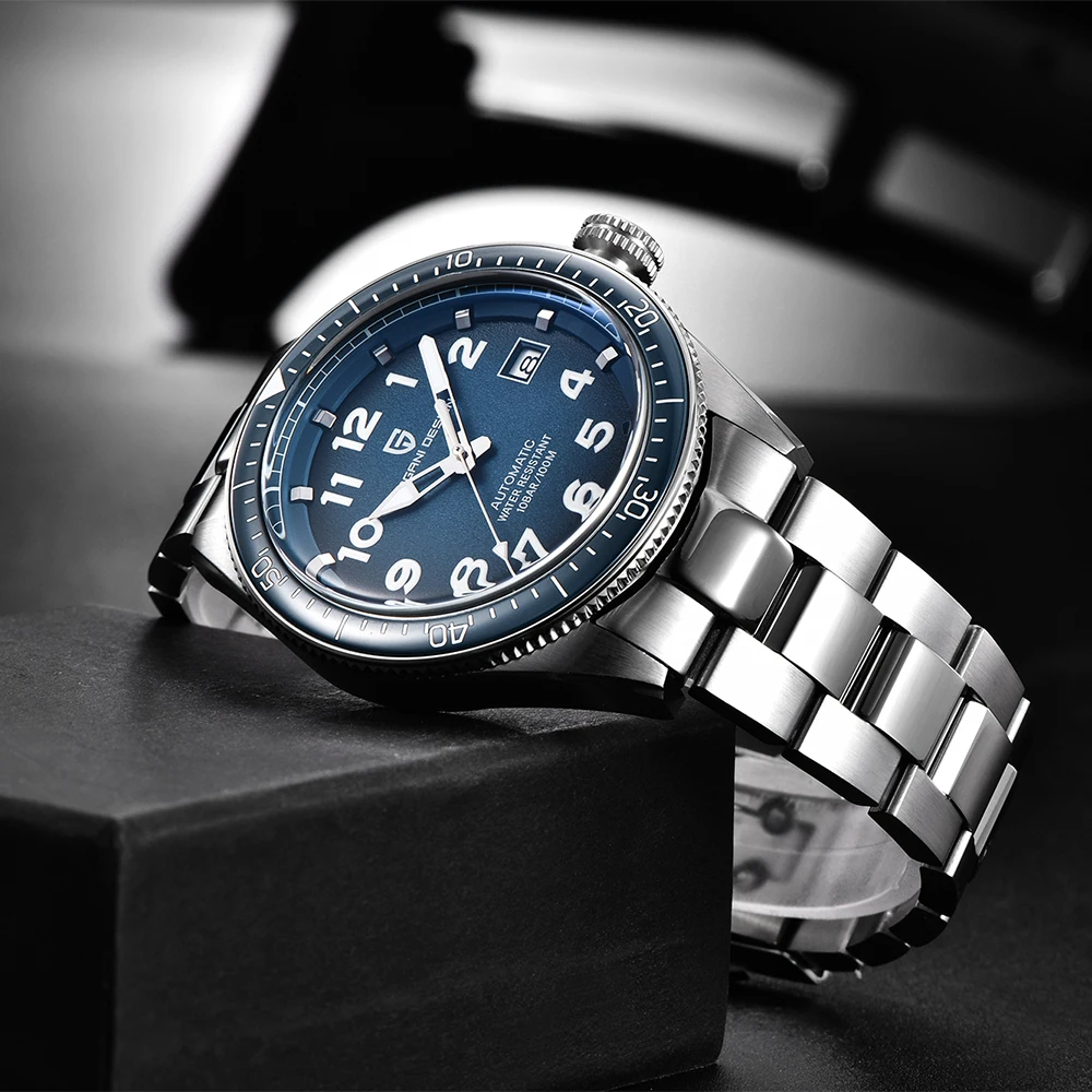 PAGANI DESIGN Luxury Sport Mechanical Wristwatches Men Automatic Watches Stainless Steel Waterproof Watch for Men mechanical watch