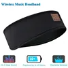 Women Wireless Music Eye Mask Bluetooth-compatible Sleeping Earphone Man Smart Sport Headband Headset with Mic Yoga Hair Bands 4