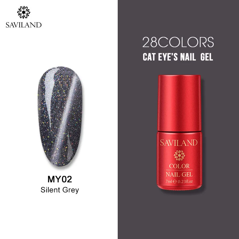 7ml MY02 SAVILAND УФ-гель для кошачьих глаз, пена для мыльных ногтей, 28 цветов, впитывающий Гель-лак, гибридный Полупостоянный для ногтей, нужен праймер - Цвет: 7ml MY02