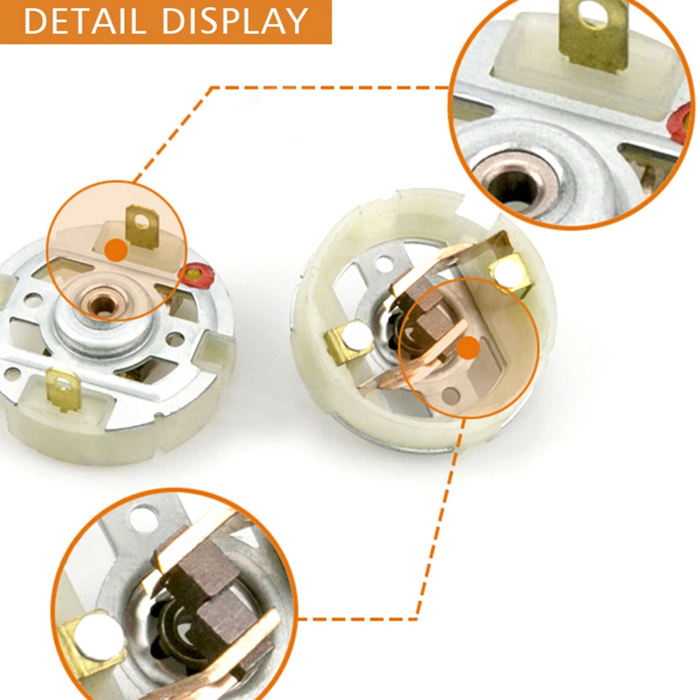 RS550 Motor Brush Holder Copper Brush Replacement for Charging Drill Electric Screwdriver Carbon Brush Holder for huawei nexus 6p oem charging port flex cable replacement part