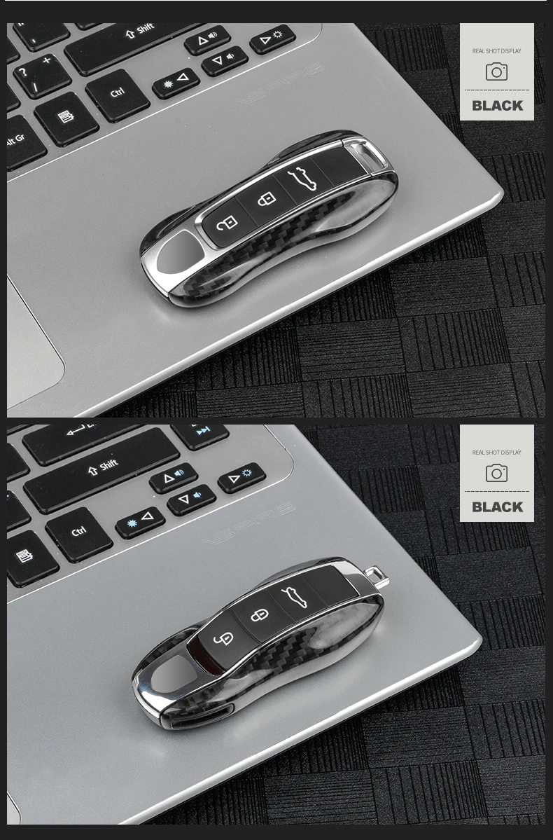 Для Porsche Panamera Macan Cayenne 718 911 углеродное волокно ABS для Porsche Key чехол Защитная крышка для дистанционного управления автомобильные аксессуары