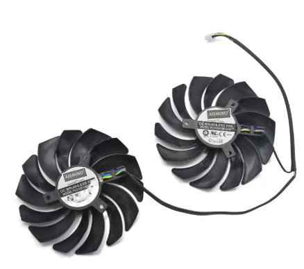 Новинка 95 мм шаровой подшипник охлаждающий вентилятор Замена для MSI RX 580 570 480 470