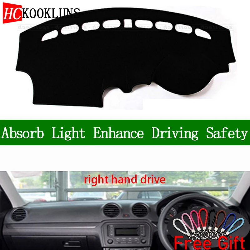 

For Volkswagen jetta 2013 2014 2015 2016-2019 Right Hand Drive Dashboard Cover Car Stickers Dash Mat Carpet Interior Accessories