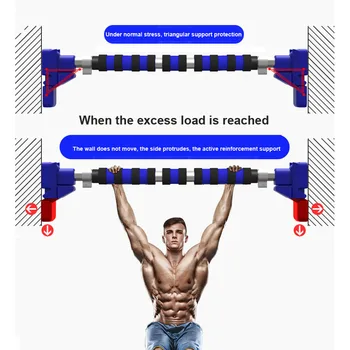 

90cm Horizontal bar indoor pull-ups on the door single pole fitness equipment door frame corridor aisle wall horizontal bar