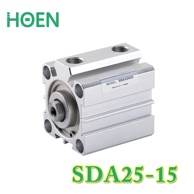 1pcs SDA20x25 Pneumatic SDA20-25mm Double Acting Compact AIR Cylinder