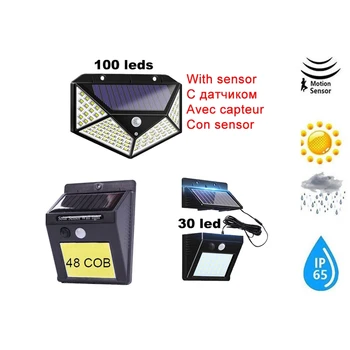 

Outdoor Solar Light LED Solar Power Lamp Bulb Auto PIR Motion Sensor Solar Lantern Waterproof Street Wall Garden Lights indoor h