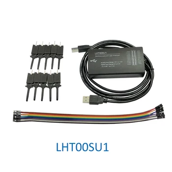 

LHT00SU1 Virtual Oscilloscope 8-Channel Logic Analyzer I2C SPI CAN Uart USB Connection 16MHz With Testing Clamp Line USB Line