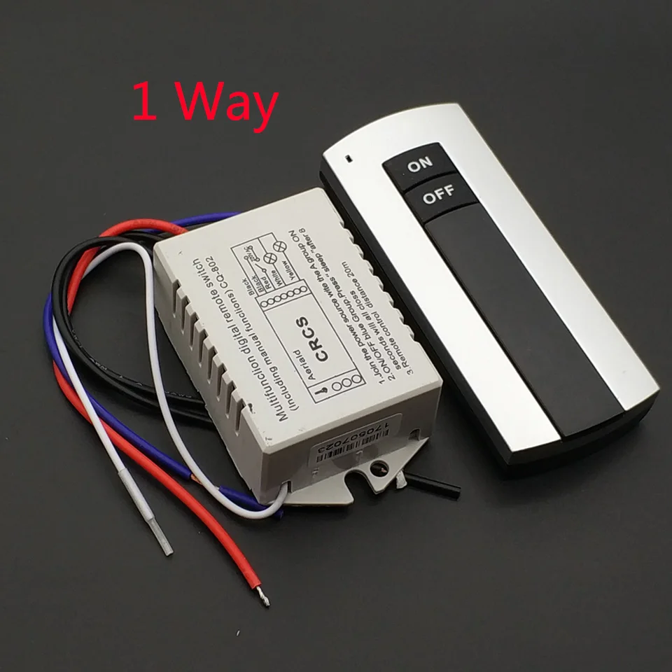 1 Way ON/OFF 220V Wireless Remote 