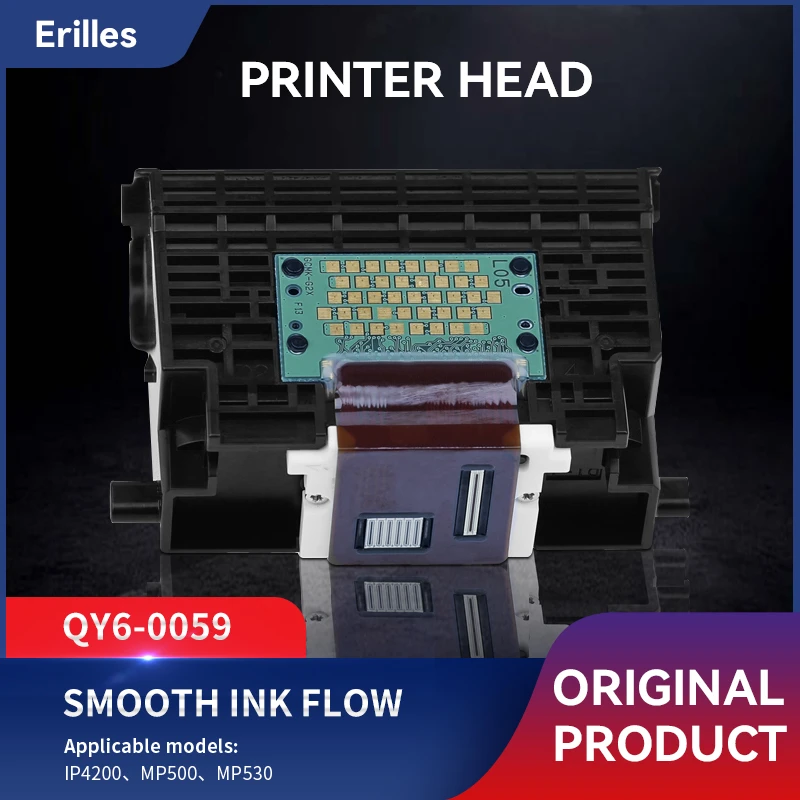 printer toner chip Printhead QY6 0059 Printer Head Printhead Print Head for Canon IP4200 MP500 MP530 For Canon Printer Part printer roller